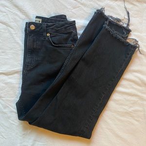Topshop Moto Straight Skinny Jeans